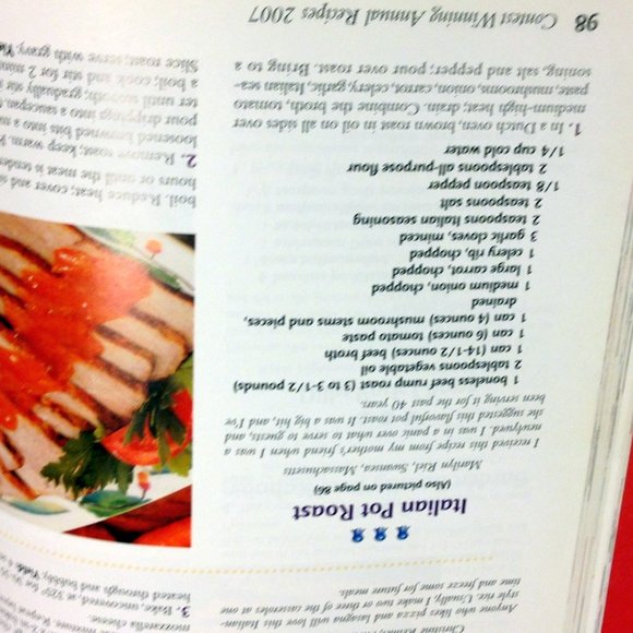 Contest Winning Recipes, Taste of Home Annual Recipes cookbook 2007 - Picture 4 of 8